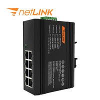 netLINK DIN导轨式 工业以太网POE交换机