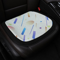 布雷什(BOLISH)凝胶坐垫夏季网红鸡蛋坐垫蜂窝坐垫冰垫透气降温汽车坐垫办公室椅垫发冰垫 蜂窝坐垫炫彩白