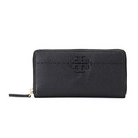 TORY BURCH 汤丽柏琦 Tory burch 托里.伯奇 TB钱包 女士黑色皮革长士钱包钱夹 41847 001