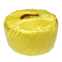 伏兴 KS-100Y 大卷捆扎绳100m 打包绳塑料撕裂绳包装绳塑料绳尼龙捆扎绳 黄色x20卷