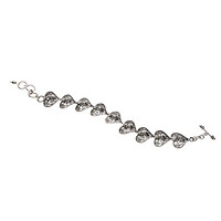 ILARIA 秘鲁传统手工银饰 Valentine系列心形银手链 M40020809