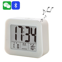 TXL闹钟 创意智能闹钟5组闹铃充电简约闹钟小程序闹钟 ONE系列旗舰版白色