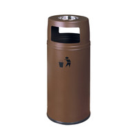 南 GPX-110D 港式垃圾桶 烟灰桶垃圾筒户外公用垃圾箱果皮桶 咖啡色 内桶容量33升