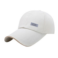 奢野 Sheye BQM154夏季男士棒球帽子纯色户外加长棒球鸭舌遮阳高尔夫球旅游帽子 浅米色