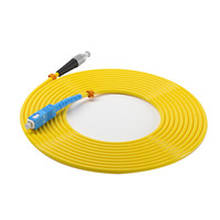 netLINK 光纤跳线 电信级 光纤熔接尾纤 光纤收发器跳线 HTF-SC-FC 单模单芯 一条