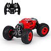 DZDIV 遥控车 双面扭变四驱攀爬车 儿童玩具大型遥控汽车模型耐摔配电池可充电UD2169A红