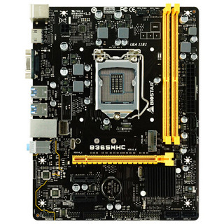 BIOSTAR 映泰 B365MHC MATX主板（intel LGA1151、B365）