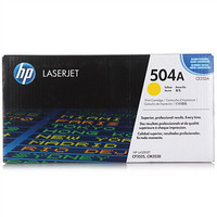 惠普（HP）LaserJet CE252A原装正品 黄色硒鼓 504A（适用Color LaserJet CP3525 3525n 3525dn）