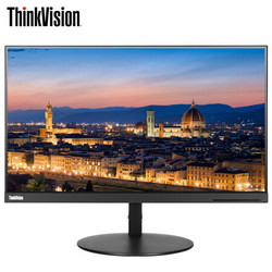 联想（ThinkVision）T24h 23.8英寸窄边框 QHD2K高清 USB Type-C