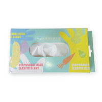 成楷科技(CK-Tech)CKS-PE901B-M 一次性高弹性手套 卫生防油加厚 食品级TPE餐饮家务手套 透明款 100只M码
