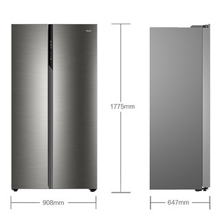 Haier 海尔 探鲜家系列 BCD-515WDPD 风冷对开门冰箱 515L 深空灰