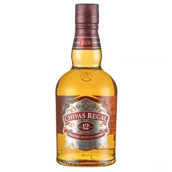 Chivas Regal 芝华士 12年威士忌 40度 500ml +送12年 50ml 小酒版