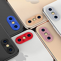 iPhoneX镜头膜XS苹果X钢化膜iPhonexsmax后膜后置摄像头保护圈iphones手机背膜max相机全包贴膜壳配件8X