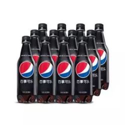 百事可乐无糖碳酸饮料PET 500ml*12  新老包装随机发货