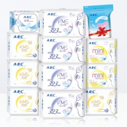 ABC 綿柔親膚衛生巾 日夜組合套裝 11包 82片 *2件 +湊單品