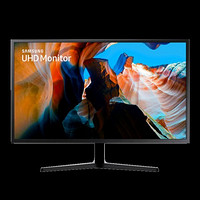 SAMSUNG 三星 32英寸4K显示器U32J592UQC 灵妙双屏UJ59多窗口专业设计视频剪辑 31.5英寸/4K超清