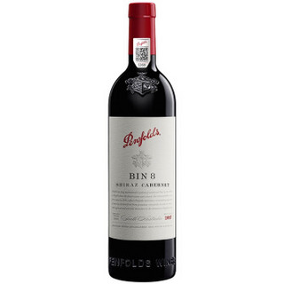 奔富（Penfolds） BIN8赤霞珠设拉子红葡萄酒750ml  澳大利亚进口红酒