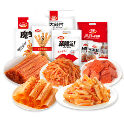 卫龙 辣条零食大礼包 738g