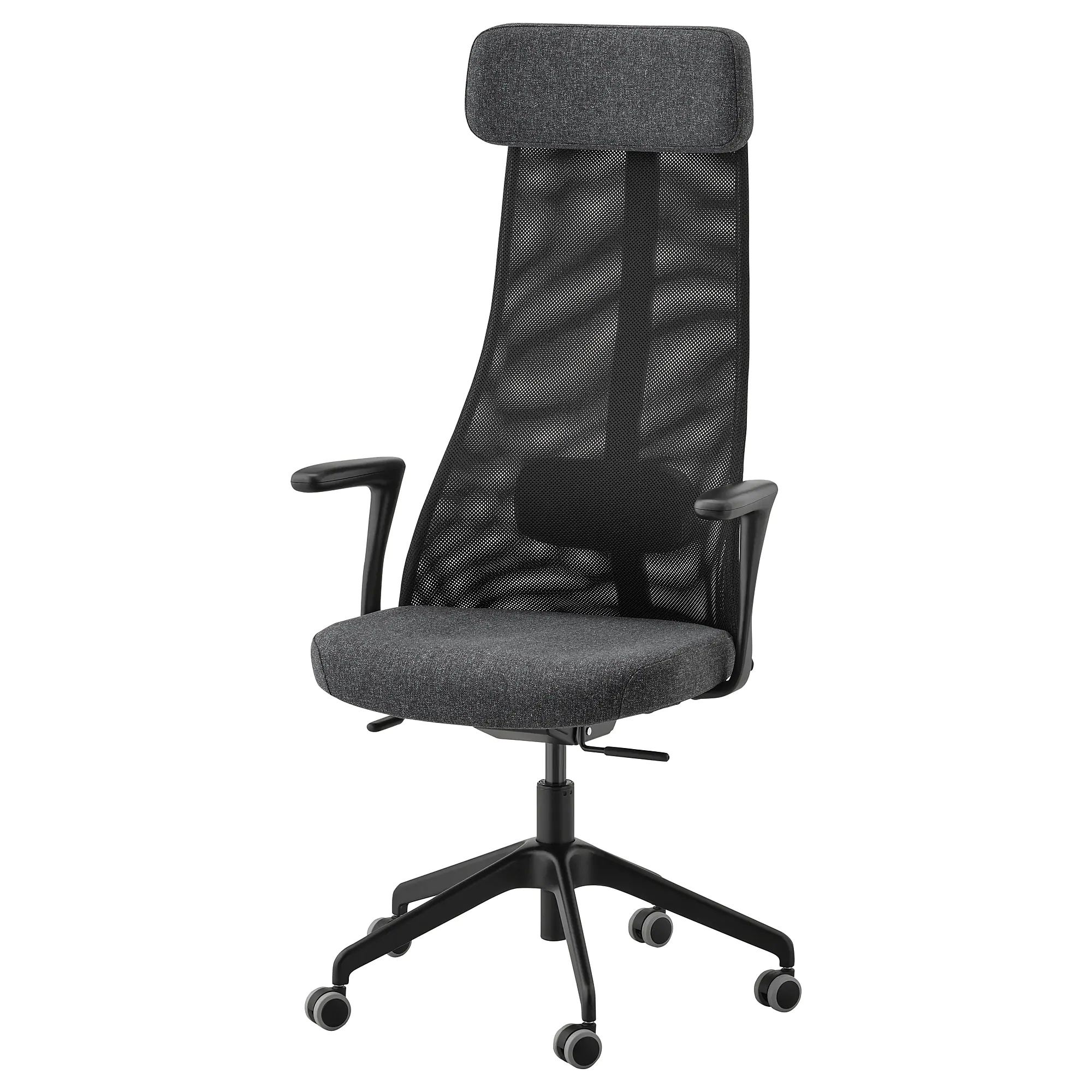 IKEA 宜家 耶勒乌弗亚列特电脑椅 深灰色/黑色 140*68cm