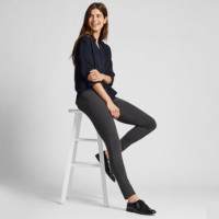 优衣库 UNIQLO 优衣库 421995 女士针织紧身长裤