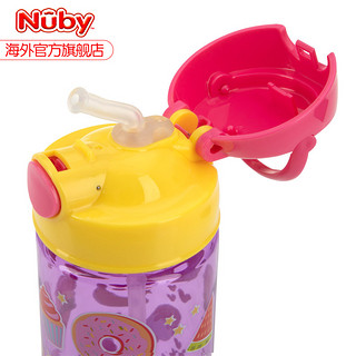 Nuby 努比 宝宝学饮杯 按键吸管杯 独角兽 540ml