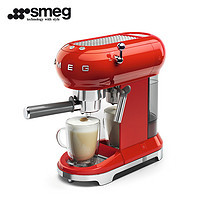 Smeg ECF01 斯麦格泵压意式半自动咖啡机 (白色)