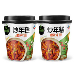 bibigo 必品阁 甜辣杯装炒年糕 165g*2盒