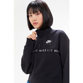 耐克 NIKE Air Cropped 女士拉链领卫衣