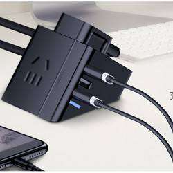 PHILIPS 飞利浦 小飞USB智能插座/插线板 线长 1.5米 *2件