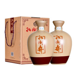 白酒整箱特价53度扳倒井典藏陈坛1500ml*2坛 浓香型粮食酒礼盒装