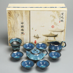 建盏紫砂钧窑茶具套装