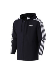 adidas男服夹克外套连帽开衫休闲运动服DQ3066 L DQ3066黑色