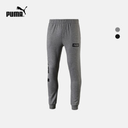 PUMA 彪马 Rebel 851980 男子拼色 Logo 针织长裤