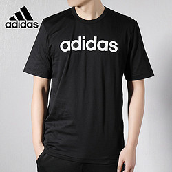 Adidas阿迪达斯T恤男装2019夏季新款圆领休闲运动短袖体恤DU0404