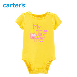 Carters2019 女婴短袖爬服 16599214 *2件