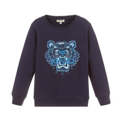 KENZO KIDS 高田贤三 男童 Tiger 系列经典虎头长袖卫衣4-14岁