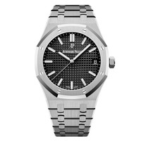 Audemars Piguet 爱彼 皇家橡树系列 15500ST.OO.1220ST. 03男士自动机械表 (41mm、钢、黑色、圆形)