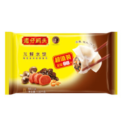 湾仔码头 速冻水饺 三鲜口味 1.32kg *6件