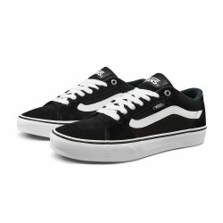 VANS 范斯 Vans范斯官方 黑白潮流侧边条纹复古男鞋低帮潮板鞋
