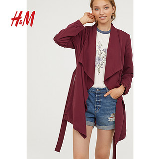 H&M DIVIDED 0580301 女装短款风衣