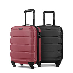 Samsonite 新秀丽 OMINIC TQ8 20寸拉杆箱套装 黑色+红色