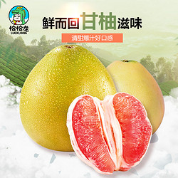 恰恰龙和平管溪红心蜜柚10斤27.9元