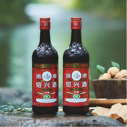 塔牌 绍兴黄酒 出口红牌陈 五年花雕酒 600ml*2瓶