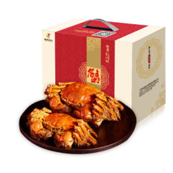 京东PLUS会员：阳澄股份 现货大闸蟹 全母2.4-2.7两/全公3.4-3.7两 10只装 *2件