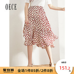 OECE 192FS113 女士雪纺半身裙