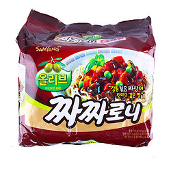 三养（Samyang）炸酱面5袋/包 干拌面 泡面 方便面 方便速食进口食品 韩国进口