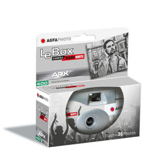 agfa 爱克发 APX400 BW一次性胶卷相机 36张 黑色