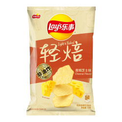 Lay's 乐事 非油炸薯片轻焙香焗芝士 70g *25件
