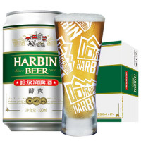 HarbinBeer 哈尔滨哈啤 醇爽9度啤酒 330ml*24听 *3件