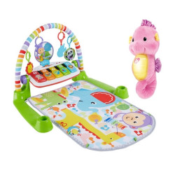 Fisher-Price 费雪 FWT06 升级款宝宝豪华健身架+声光安抚海马